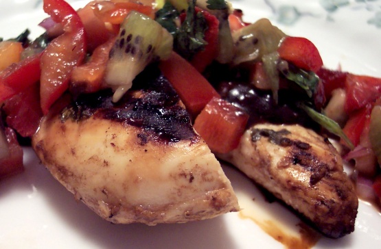 West Coast Chicken with Kiwi Salsa