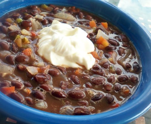 healthy black bean soup recipe