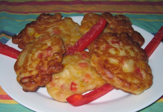 Peppered Corn Fritters