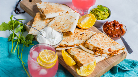 Shredded Chicken Quesadillas