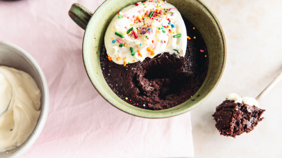 Microwave Chocolate Mug Brownie