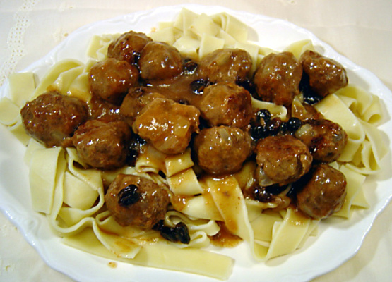 Sauerbraten Meatballs