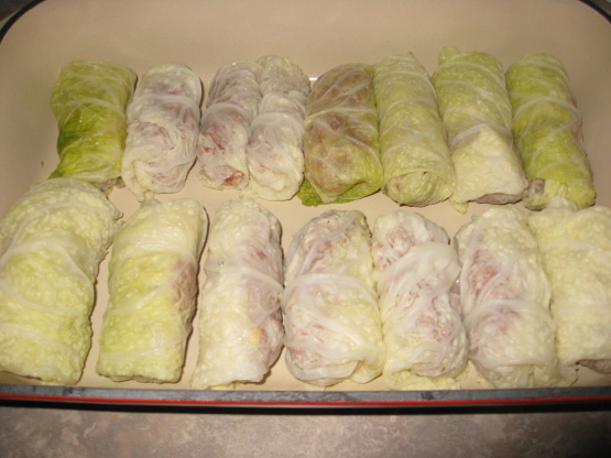 Uncle Bill's Russian Cabbage Rolls