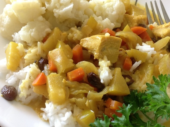 Chicken Curry With Apples