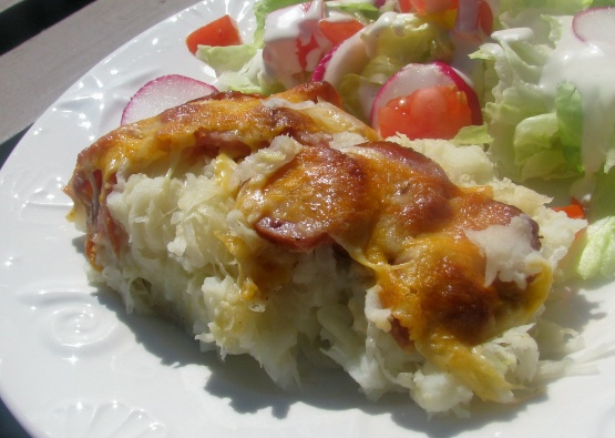Sauerkraut Casserole