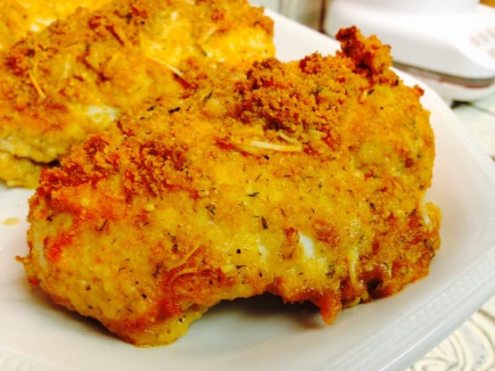 Oven Baked Parmesan-Romano Chicken