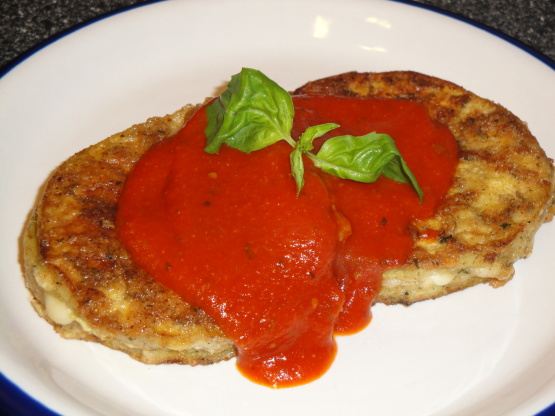 Eggplant Stuffed With Goat Cheese And Mozzarella Recipe ...