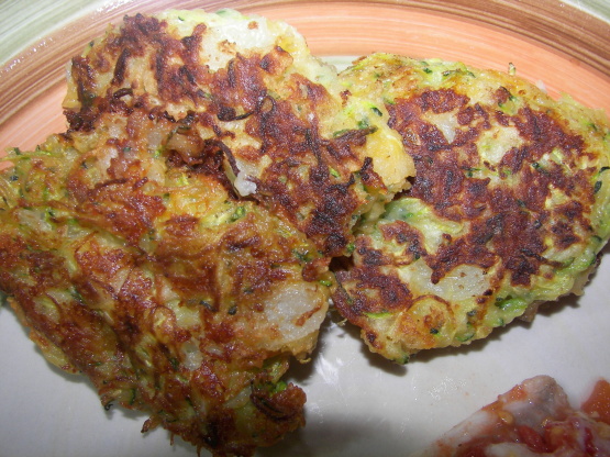 Zucchini & Cheese Fritters