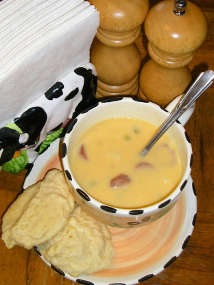 Smoked Sausage Beer Cheese Soup