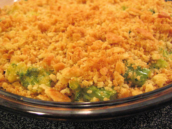 casseroles with ritz cracker topping