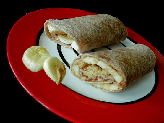 Peanut Butter & Fruit Wraps