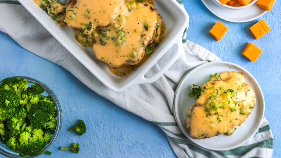 Broccoli & Cheese-Stuffed Chicken Breast