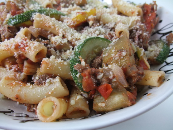 Eggplant Zucchini Bolognese