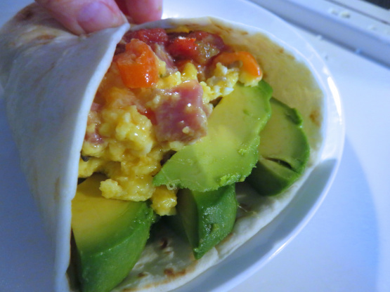 Nif's Avocado & Egg Breakfast Wrap