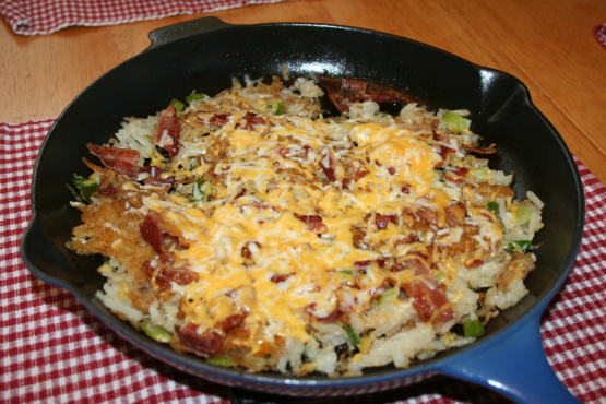 Loaded Hash Browns - Cooking with a Wallflower