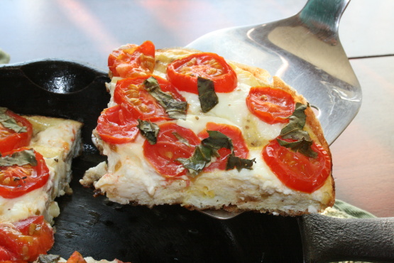 Tomato, Basil & Goat Cheese Frittata