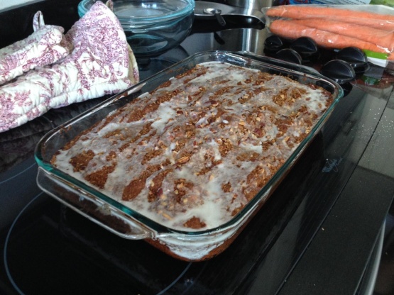 Delicious And Moist Honey Bun Cake Cinnamon Flop Recipe - Genius Kitchen