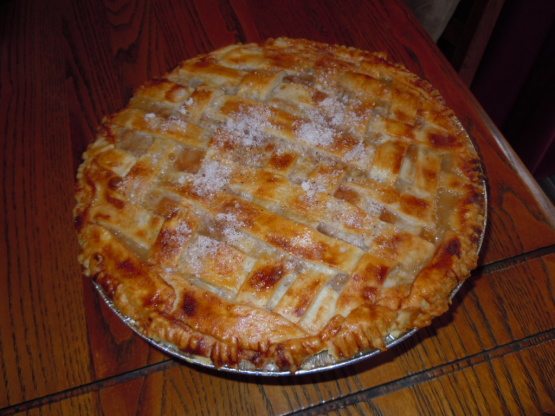 Sour Cream Peach Pie Recipe - Genius Kitchen