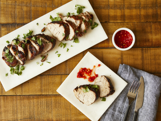 Sweet & Spicy Grilled Pork Tenderloin