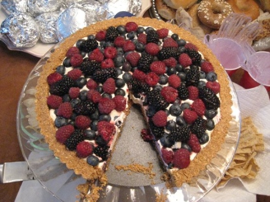 lemon summer berry tart