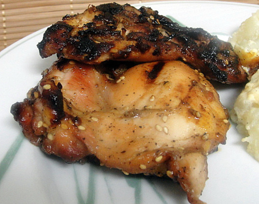 Honey-Grilled Chicken Thighs