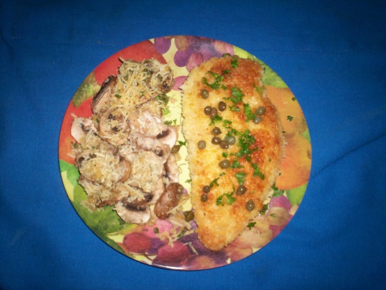 Light Mushroom Casserole