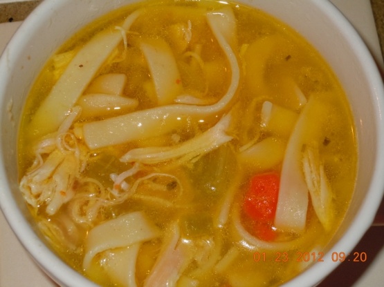 Old Fashioned Chicken Noodle Soup Recipe - Genius Kitchen