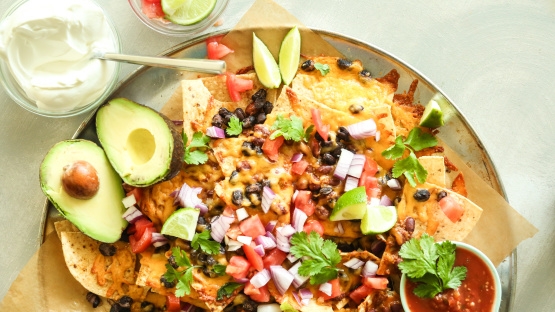 Vegetarian Black Bean Nachos