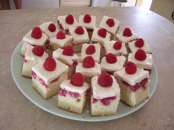 Raspberry Cake With Buttercream Icing Recipe - Food.com