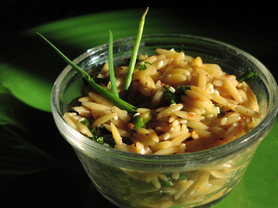 Spicy Oriental Orzo Recipe - Food.com