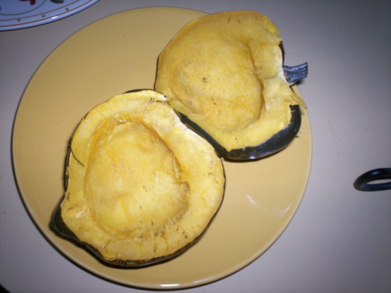 microwave acorn squash