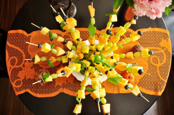 Showy Fruit Kebabs