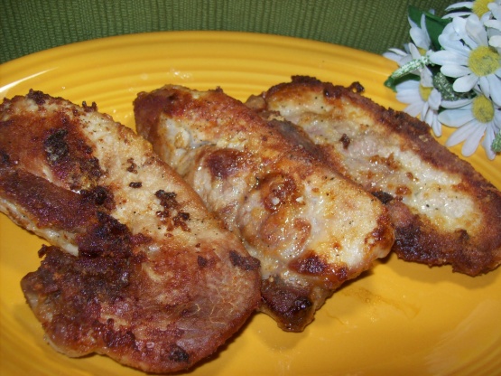 fried breaded pork chops recipe