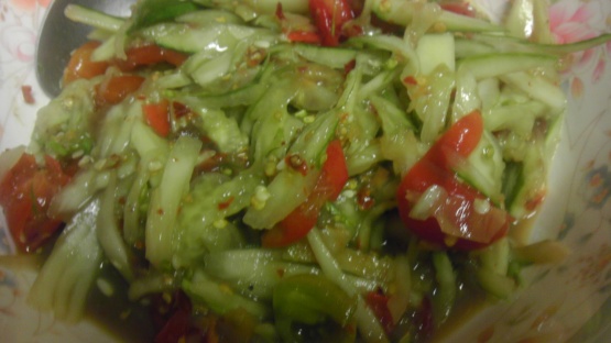 Spicy Lao Papaya Salad Recipe Food Com