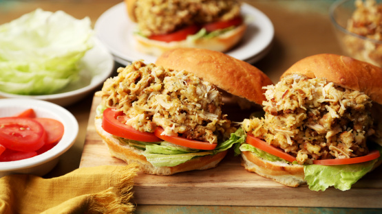 Shredded Chicken Sandwiches