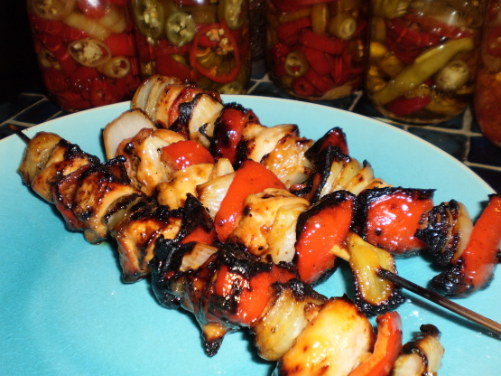 Chicken Kabobs Low Cal Recipe Genius Kitchen