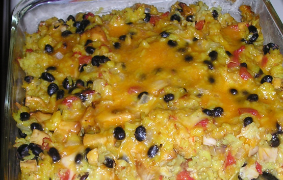 Baked Chicken And Rice With Black Beans Recipe Food Com