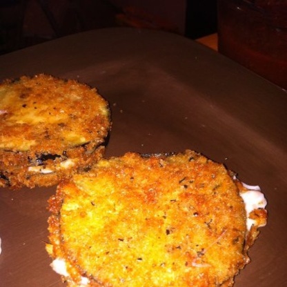 Fried Eggplant and Mozzarella Recipe - Food.com