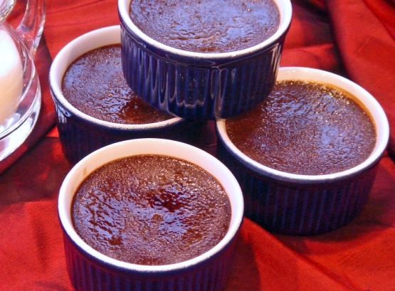 Dark Chocolate Creme Brulee