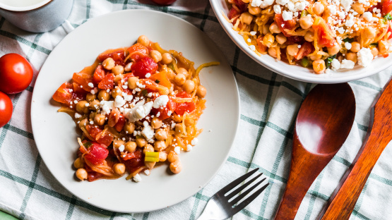 Greek-Style Spaghetti Squash