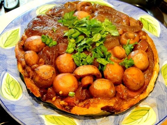 Red Onion, Mushroom and Blue Cheese Tarte Tatin Recipe - Food.com