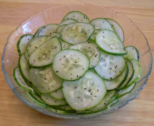 Pickled Cucumber Salad Agurkesalat Recipe Food Com