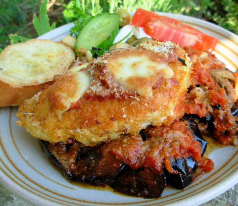 Image of chicken breast eggplant recipe