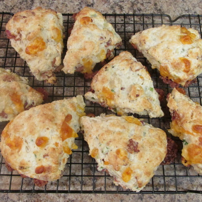 Bacon-Cheddar-Chive Scones
