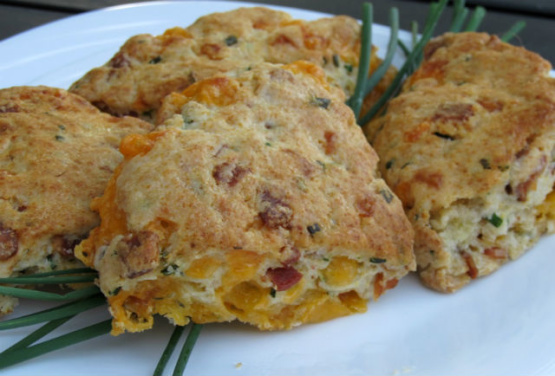 Bacon-Cheddar-Chive Scones - Image 2