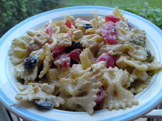 Penne Mediterranean Delight Salad - Diabetic Friendly Recipe - Genius ...