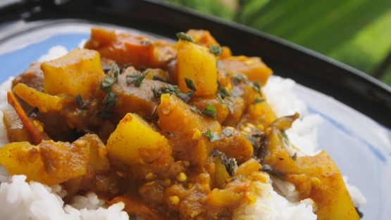 Eggplant & Potato Curry