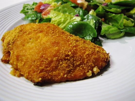The Best Tasting Breaded Chicken! Recipe