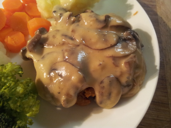 Salmon Patties With Mushroom Sauce Recipe  Genius Kitchen