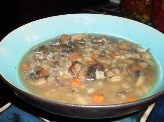 Mushroom Barley Soup America Test Kitchen Food Com